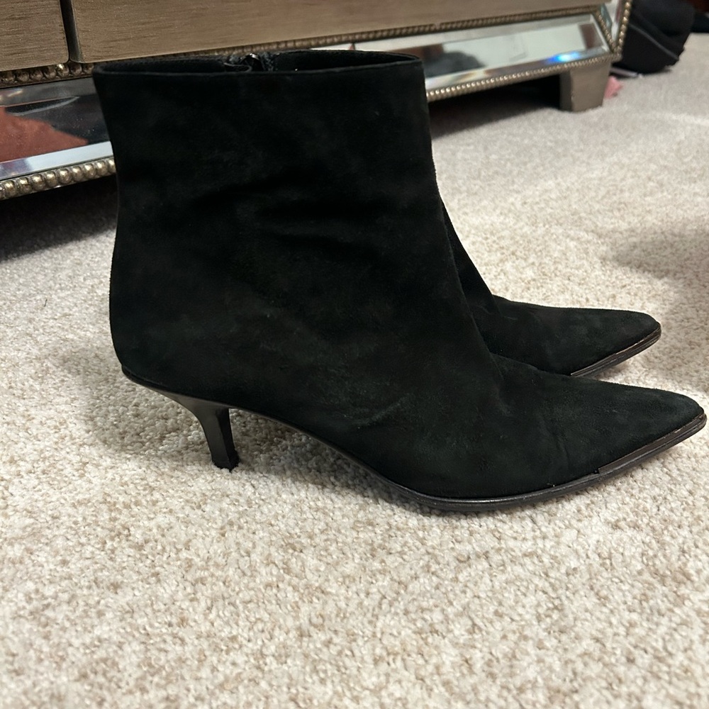 Gucci suede boots.